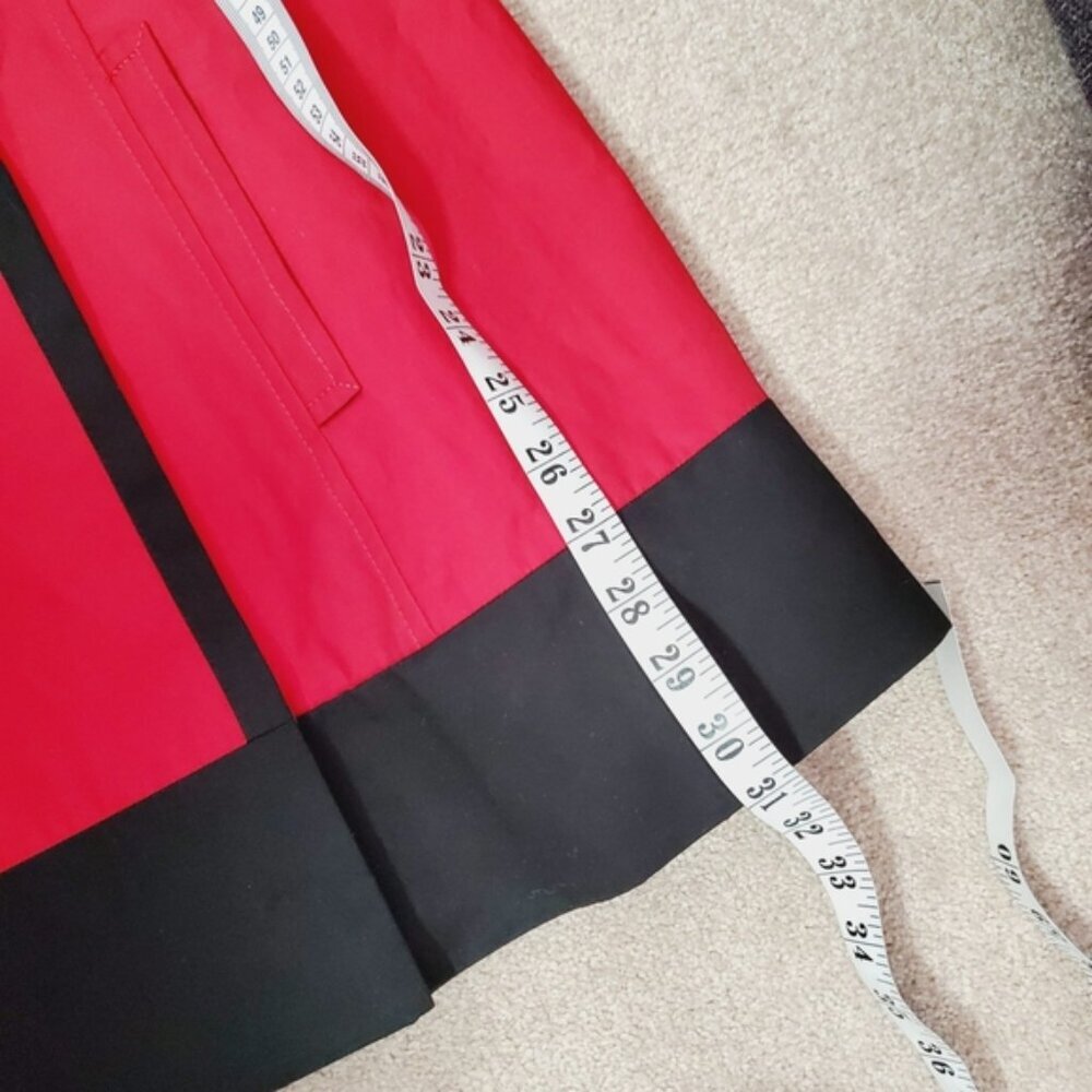 Vintage Principles Nylon Retro Two-Tone 60s Style Spring Trench Jacket 12 - Picture 3 of 6